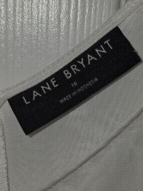 Lane Bryant White Tank Top